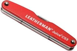 Leatherman Juice CS3 Multitool, Cinnabar Orange -Knifeshop LECS3 COR 04 leatherman juice lecs3 cor 04