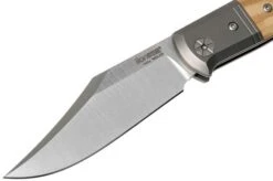 LionSteel Gitano Olive Wood GT01 UL Pocket Knife, Gudy Van Poppel Design -Knifeshop LI GT01 UL 03 lionsteel