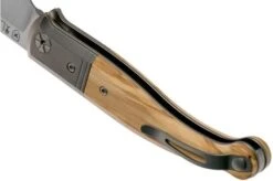 LionSteel Gitano Olive Wood GT01 UL Pocket Knife, Gudy Van Poppel Design -Knifeshop LI GT01 UL 05 lionsteel