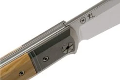 LionSteel Gitano Olive Wood GT01 UL Pocket Knife, Gudy Van Poppel Design -Knifeshop LI GT01 UL 06 lionsteel