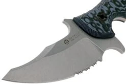 Maserin Badger 940-G10G Grey G10 Fixed Knife, Alessandro Zanin Design -Knifeshop ME 940 G10G 03 maserin