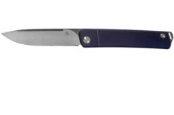 Medford Gentleman Jack Blue Anodized Handles Pocket Knife