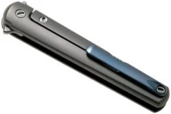 MKM Flame Dagger FL02-TSW Sandblasted Titanium Pocket Knife, Michael Zieba Design -Knifeshop MMK FL02 TSW 04 mkm knives