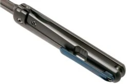 MKM Flame Dagger FL02-TSW Sandblasted Titanium Pocket Knife, Michael Zieba Design -Knifeshop MMK FL02 TSW 05 mkm knives