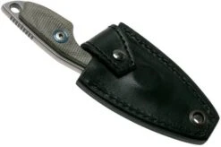 MKM Mikro 1 Drop, Stonewashed Green Canvas Micarta Neck Knife, Jesper Voxnaes Design -Knifeshop MMK MR01 GC 06 mkm knives