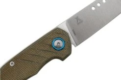 MKM Root RT-GC Satin Green Canvas Micarta Pocket Knife, Jens Anso Design -Knifeshop MMK RT GC 05 mkm