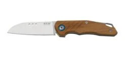 MKM Root RT-O Satin Olive Wood Pocket Knife, Jens Anso Design