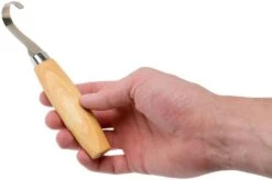 Morakniv Hook Knife 164 Spoon Knife, Right-handed, With Sheath -Knifeshop MO13385 05 mora knives