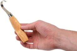 Morakniv Hook Knife 164 Spoon Knife, Left-handed, With Sheath -Knifeshop MO13386 05 mora knives