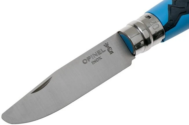 Opinel Outdoor No. 07 Junior Pocket Knife, Blue 5 Opinel Outdoor No. 07 Junior Pocket Knife, Blue - Image 3