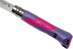 Opinel Outdoor No. 07 Junior Pocket Knife, Purple/Parma -Knifeshop OP002152 06 opinel