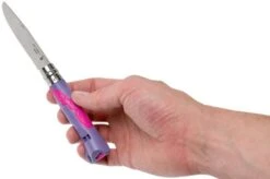 Opinel Outdoor No. 07 Junior Pocket Knife, Purple/Parma -Knifeshop OP002152 07 opinel