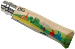 Opinel No 08 Tour De France 2020 Printed 2397, Stainless Steel, Pocket Knife -Knifeshop OP002397 04 opinel
