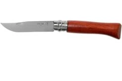 Knifeshop 30 Opinel Pocket Knife No. 8 Luxury Range, Stainless Steel, Padouk