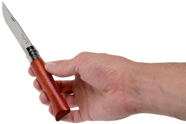 Opinel Pocket Knife No. 8 Luxury Range, Stainless Steel, Padouk 10 Opinel Pocket Knife No. 8 Luxury Range, Stainless Steel, Padouk - Image 8