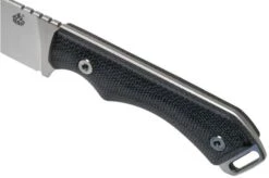 QSP Knife Workaholic QS124-B SK03 Black Micarta Fixed Knife -Knifeshop QS124 B 05 qsp