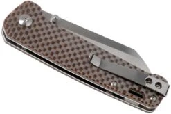 QSP Knife Penguin QS130-A Brown Texture Micarta, Pocket Knife -Knifeshop QS130 A 04 qsp