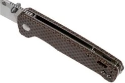 QSP Knife Penguin QS130-A Brown Texture Micarta, Pocket Knife -Knifeshop QS130 A 07 qsp