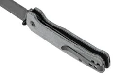 QSP Knife Penguin QS130-B2 Denim Micarta, Blackwashed Pocket Knife -Knifeshop QS130 B2 05 qsp