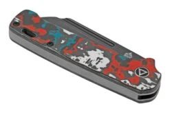 QSP Knife Penguin QS130SJ-F2, CPM 20CV Black Stonewashed, Fat Carbon Nebula, Slipjoint Pocket Knife -Knifeshop QS130SJ F2 06 qsp