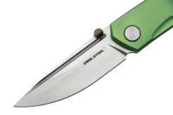 Real Steel Luna Maius Titanium Spring Green 7094, Pocket Knife -Knifeshop RL7094 03 realsteel
