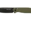 Real Steel Huginn 7652GB OD Green Black G10 Pocket Knife