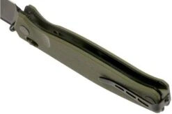 Real Steel Huginn 7652GB OD Green Black G10 Pocket Knife -Knifeshop RL7652GB 05 real steel