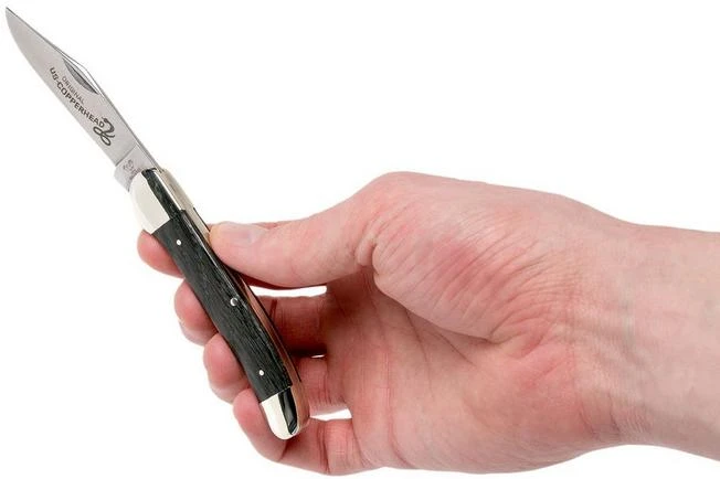 Robert Klaas Hen & Rooster US Copperhead Bog Oak 232-1-276-COP Pocket Knife 9 Robert Klaas Hen & Rooster US Copperhead Bog Oak 232-1-276-COP Pocket Knife - Image 7