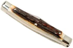 Robert Klaas Stockman Mini 85mm Real Stag 725-1-251-MINI Pocket Knife -Knifeshop RS725 1 251 MINI 04 robert klaas rs725 1 251 mini 04