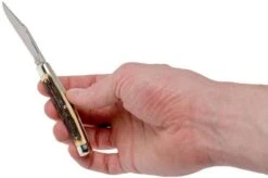 Robert Klaas Stockman Mini 85mm Real Stag 725-1-251-MINI Pocket Knife -Knifeshop RS725 1 251 MINI 07 robert klaas rs725 1 251 mini 07