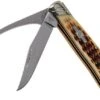 Rough Ryder Equestrian Trapper Amber Bone RR1971 Slipjoint Pocket Knife -Knifeshop RY1971 01 rough ryder