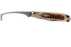Rough Ryder Equestrian Trapper Amber Bone RR1971 Slipjoint Pocket Knife -Knifeshop RY1971 03 rough ryder