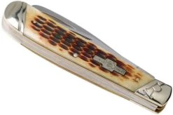 Rough Ryder Equestrian Trapper Amber Bone RR1971 Slipjoint Pocket Knife -Knifeshop RY1971 04 rough ryder