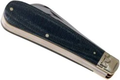 Rough Ryder Half Hawk Denim RR2186 Carbon Slipjoint Pocket Knife -Knifeshop RY2186 04 rough ryder