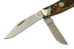 Rough Ryder Imitation Tortoise Stockman, RR2439 Pocket Knife -Knifeshop RY2439 03 roughryder