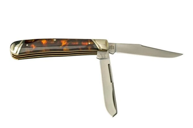 Rough Ryder Imitation Tortoise Trapper, RR2453 Pocket Knife 4 Rough Ryder Imitation Tortoise Trapper, RR2453 Pocket Knife - Image 2