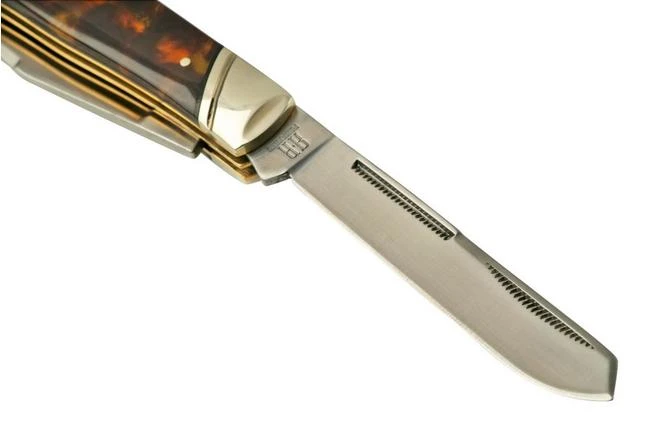 Rough Ryder Imitation Tortoise Trapper, RR2453 Pocket Knife 6 Rough Ryder Imitation Tortoise Trapper, RR2453 Pocket Knife - Image 4