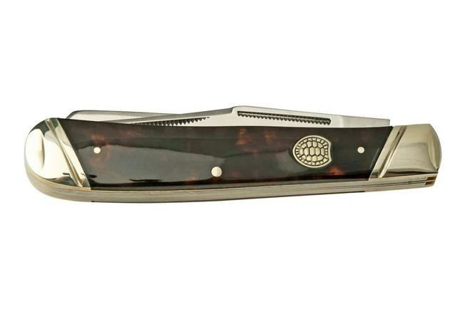 Rough Ryder Imitation Tortoise Trapper, RR2453 Pocket Knife 8 Rough Ryder Imitation Tortoise Trapper, RR2453 Pocket Knife - Image 6