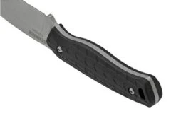 Schrade Exertion Drop Point Knife 1159309, Black Fixed Knife -Knifeshop SC1159309 04 schrade