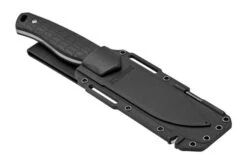 Schrade Exertion Drop Point Knife 1159309, Black Fixed Knife -Knifeshop SC1159309 06 schrade
