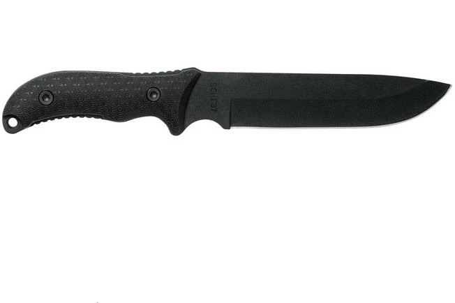 Schrade Frontier 7" Fixed Blade SCHF37, 1095 Carbon Steel, Fixed Knife With Sharpening Stone & Firesteel 4 Schrade Frontier 7" Fixed Blade SCHF37, 1095 Carbon Steel, Fixed Knife With Sharpening Stone & Firesteel - Image 2