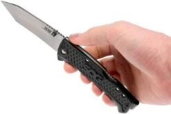 SOG Traction - Satin Tanto TD1012-CP Pocket Knife -Knifeshop SOG TD1012 CP 08 sog sog td1012 cp 08 1