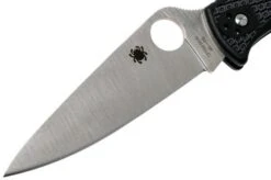 Spyderco Endura 4 Black C10FPBK Pocket Knife -Knifeshop SPC10FPBK 03 spyderco