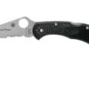 Spyderco Delica 4 Thin Blue Line C11FPSBKBL Pocket Knife -Knifeshop SPC11FPSBKBL 01 spyderco