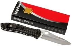 Spyderco Bradley 2 Folder C134CFP2 Pocket Knife -Knifeshop SPC134CFP2 10 spyderco bradley 2 spc134cfp2 10