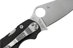 Spyderco Paramilitary 2 C81GP2 Pocket Knife 25 Spyderco Paramilitary 2 C81GP2 Pocket Knife -Knifeshop SPC81GP2 05 spyderco