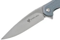 Steel Will Intrigue F45M-14 Grey FRN Pocket Knife -Knifeshop SWK F45M 14 03 steel will knives