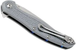 Steel Will Intrigue F45M-14 Grey FRN Pocket Knife -Knifeshop SWK F45M 14 04 steel will knives