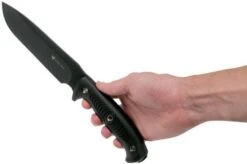 Steel Will Roamer 300-1BK Black Fixed Knife -Knifeshop SWK R300 1BK 06 steel will knives