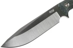 TRC Knives Apocalypse, Elmax, Black Canvas Micarta, Survival Knife -Knifeshop TI AP MICBK 03 trc knives